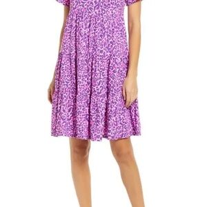 Lilly Pulitzer Pink Leopard Print Dress